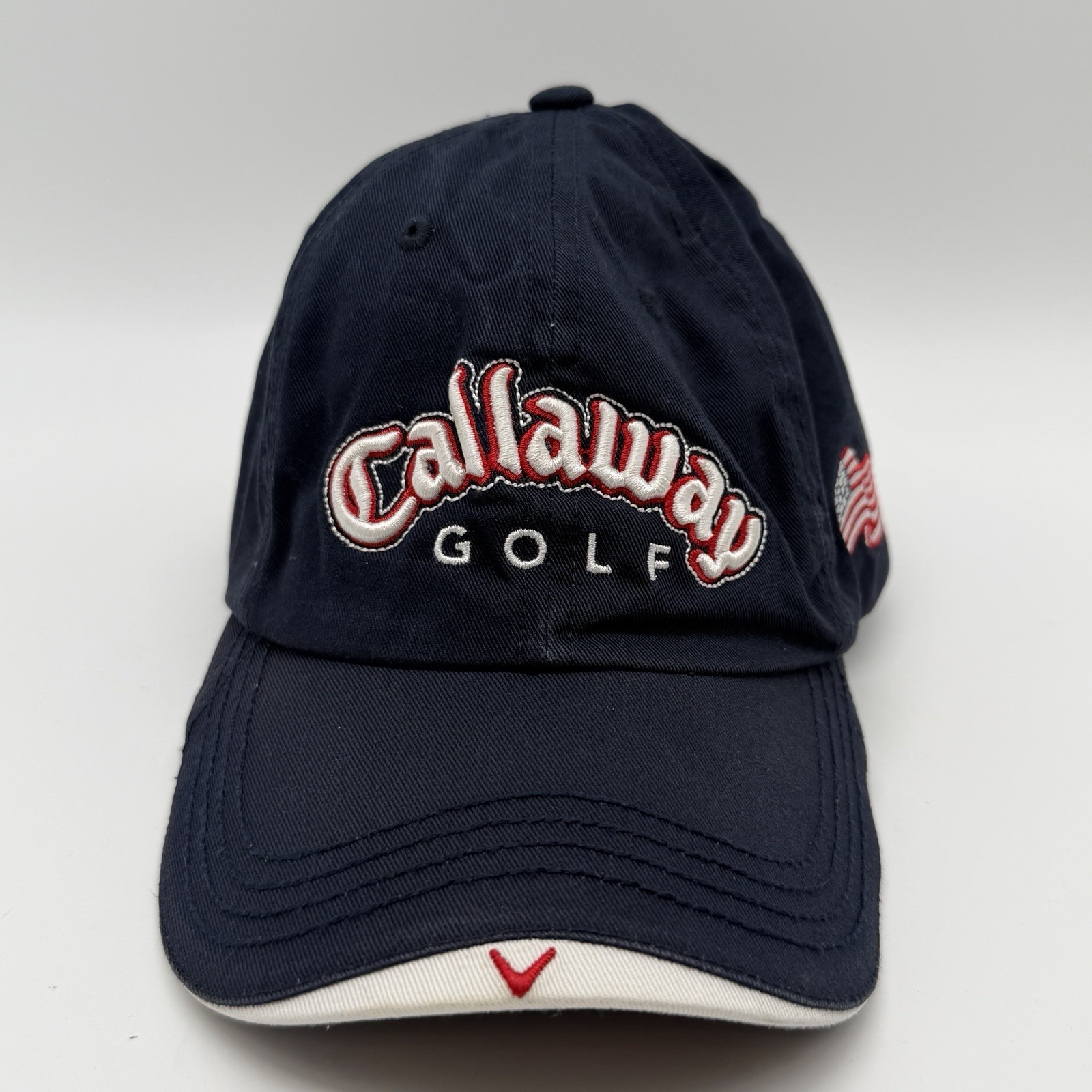 Golf Galaxy Callaway Golf Hat Buckle Strapback Cap Navy Blue